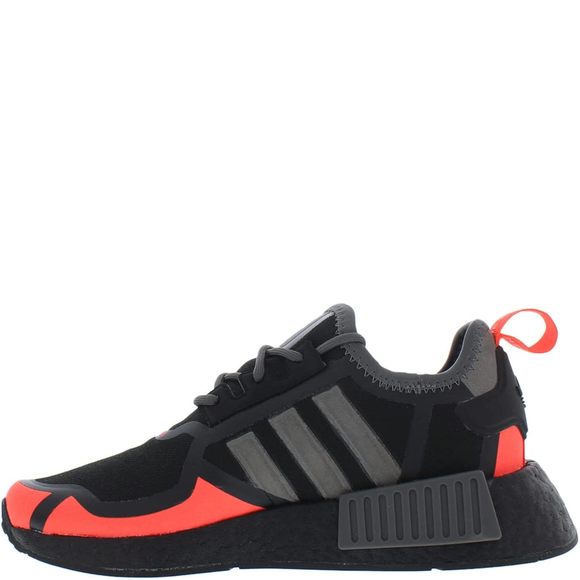 adidas Big Kids NMD_R1 Running Shoes Size Core Black/Grey